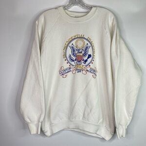 Vintage Fruit Of The Loom 52 Presidental Inaugural Sweatshirt 1993 Clinton Gore